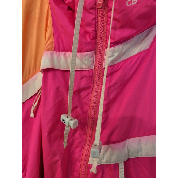 1990's Neon Jacket CB Sports Windbreaker Jacket -Women's Medium - Picture 7 of 12